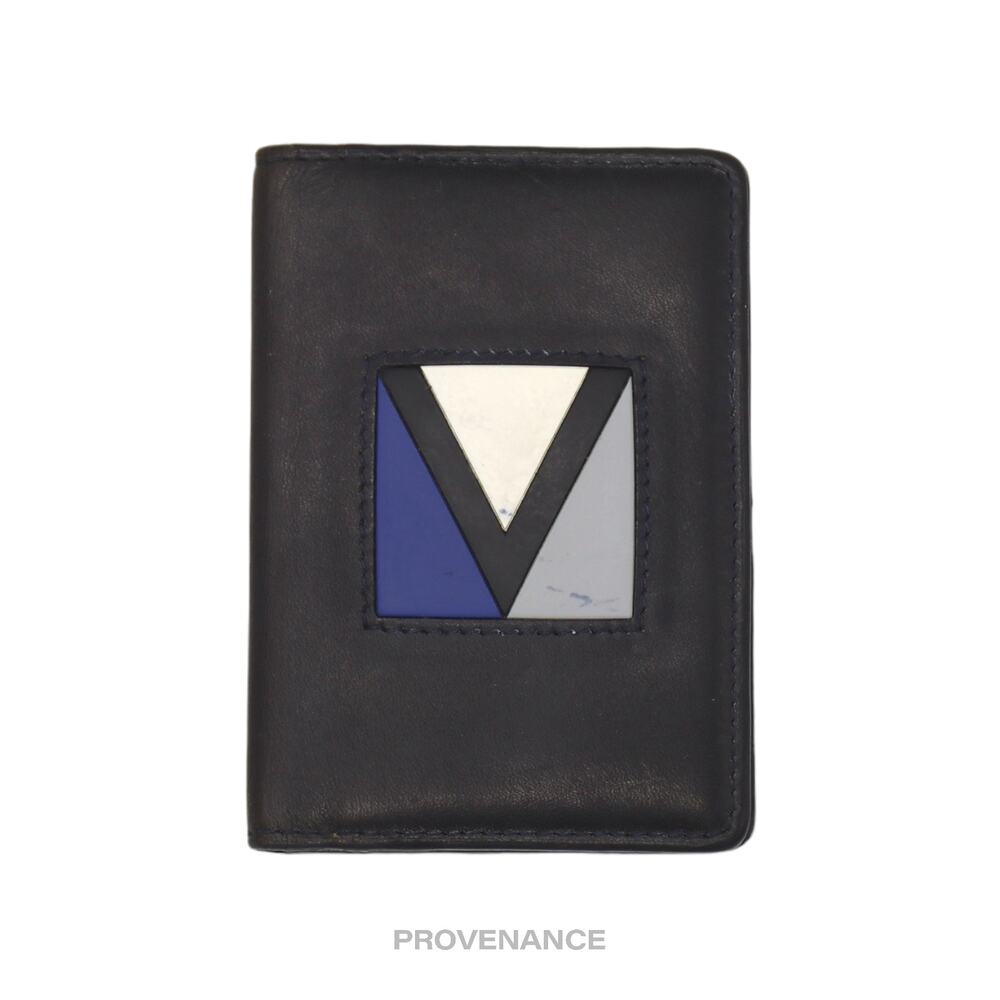🔴 Louis Vuitton Cup Pocket Organizer Wallet - Navy Leather - Picture 2 of 8
